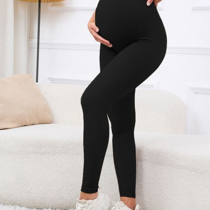 Maternity pants high waist leggings fashionable new style early pregnancy belly support high elastic quick drying moisture absor - Plus Size Clothing