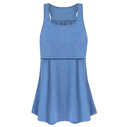 Summer maternity dress, breastfeeding nursing - Plus Size Clothing