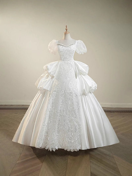 Plus Size Maternity Wedding Dress - Plus Size XL-4XL - View 2