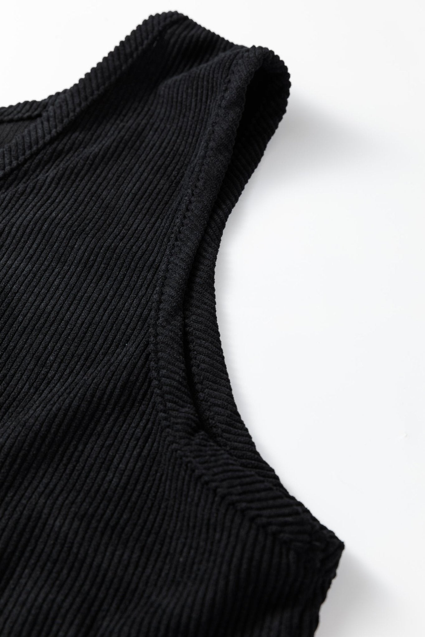 Plus Size Corduroy Patch Pocket Mini Dress - Plus Size Clothing