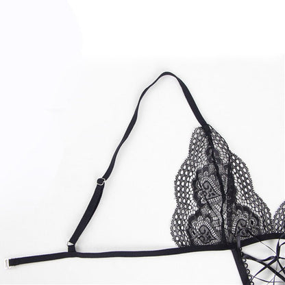 Plus Size Lace One-Piece Erotic Lingerie Set - Plus Size XL-4XL - View 3