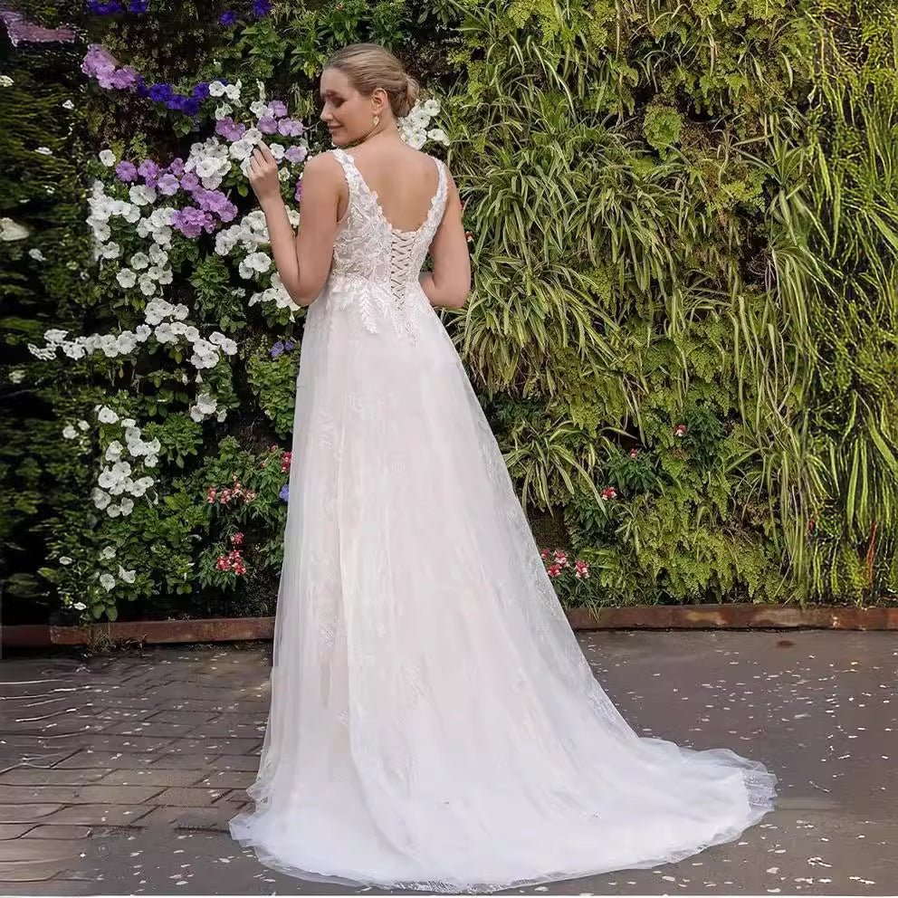 Plus Size Maternity Wedding Dress - Plus Size XL-4XL - View 2