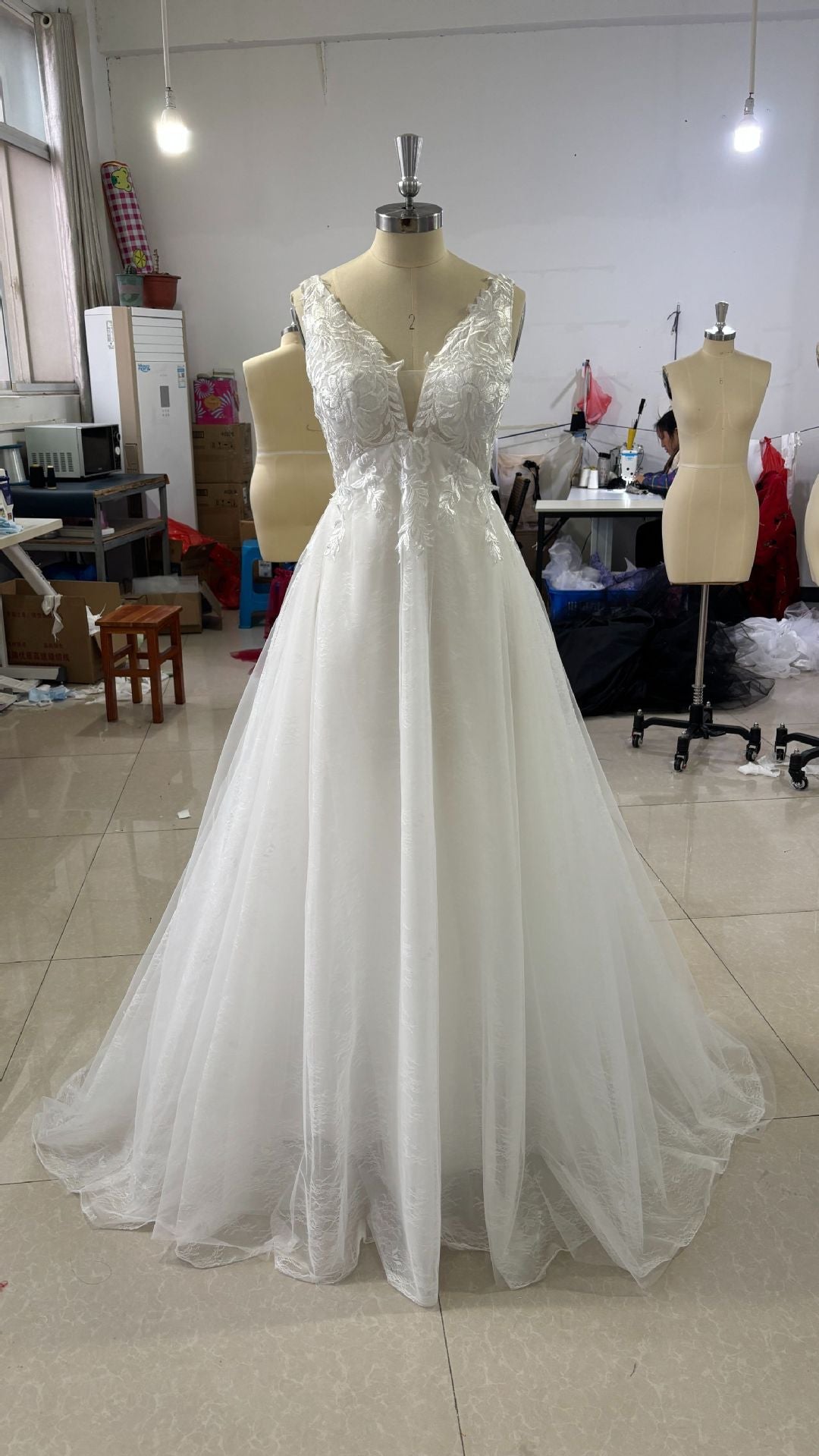 Plus Size Maternity Wedding Dress - Plus Size XL-4XL - View 6