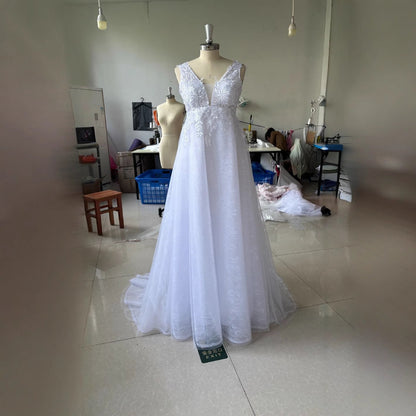Plus Size Maternity Wedding Dress - Plus Size XL-4XL - View 4