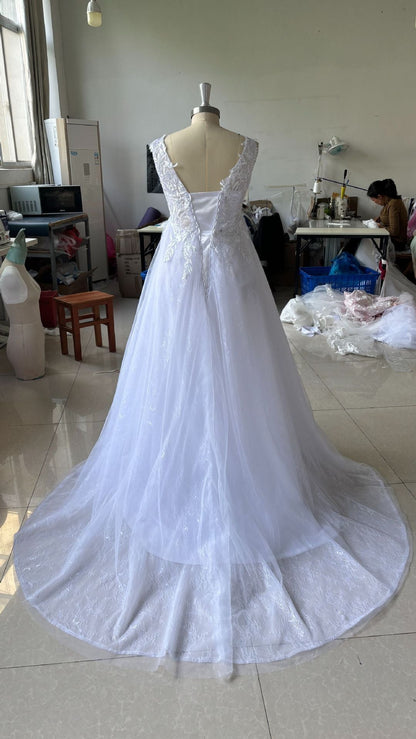 Plus Size Maternity Wedding Dress - Plus Size XL-4XL - View 7