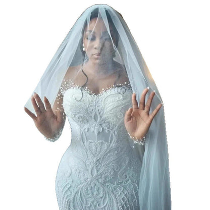 Plus Size Mermaid Wedding Dress - Plus Size XL-4XL - View 5