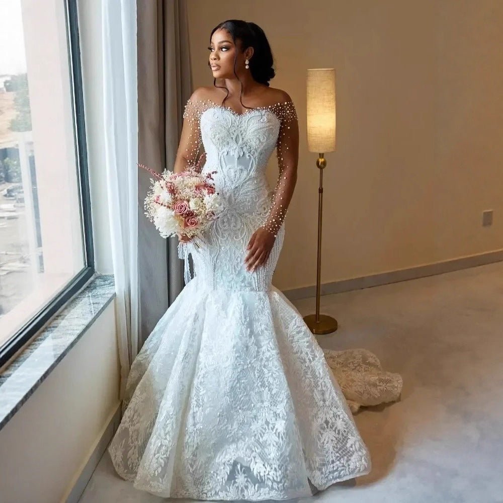 Plus Size Mermaid Wedding Dress - Plus Size XL-4XL - View 7