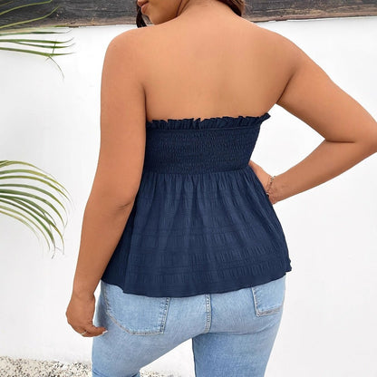 Plus Size Ruffled Off-Shoulder Top - Plus Size XL-4XL - View 4