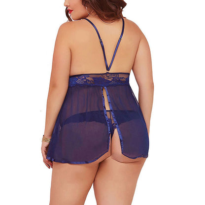 Plus Size Sexy Lingerie Nightwear Set - Plus Size XL-4XL - View 2