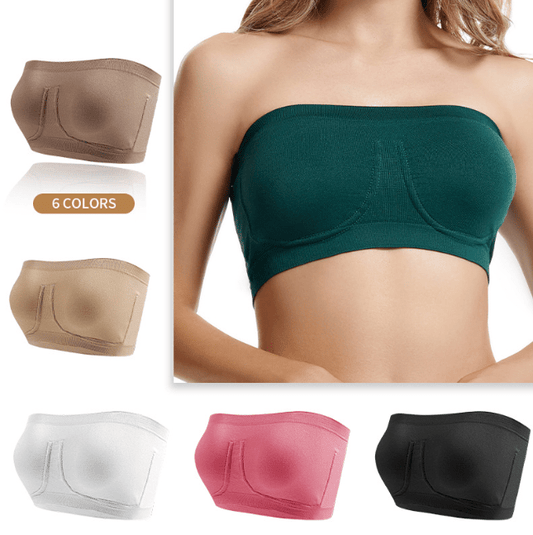 Plus size Strapless Wrap Sports Bra - Plus Size Clothing