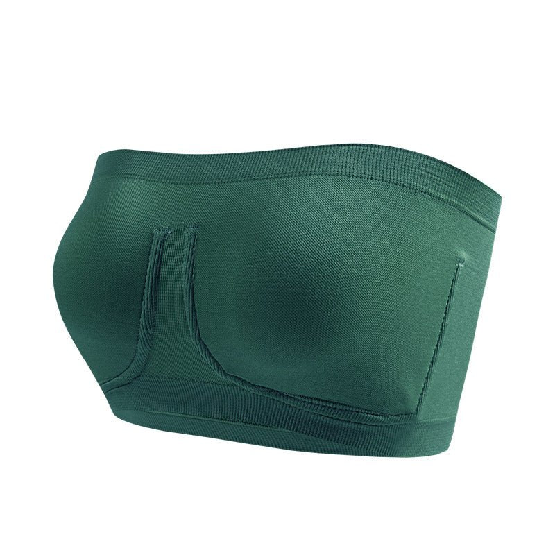 Plus size Strapless Wrap Sports Bra - Plus Size Clothing