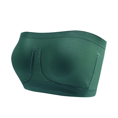 Plus size Strapless Wrap Sports Bra - Plus Size Clothing