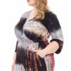 Tie Dye Wrap Plussize Romper Rompers