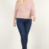 Textured Long Sleeve Top Tops