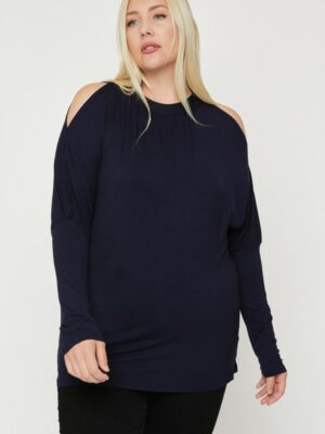 Long Sleeves Solid Top Tops