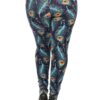 Plus Size Print, Full Length Leggings In A Slim Fitting Style With A Banded … Bottoms