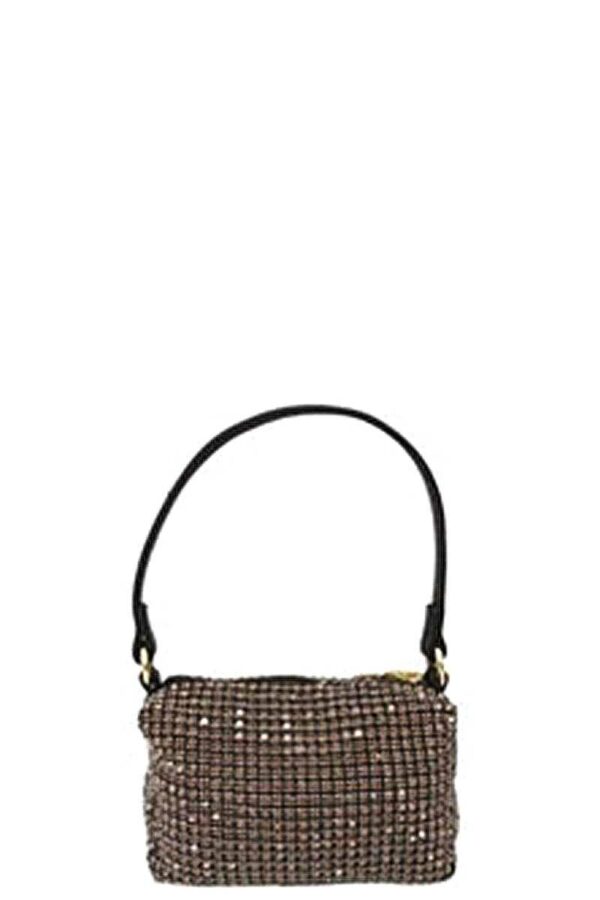 Fashion Chic Rhinestone Handle Clutch Bag Handbags