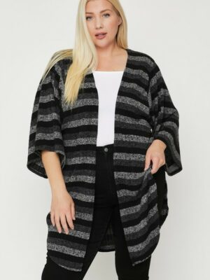 Multi-color Striped Cardigan outerwear