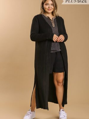 Open Front Long Body Cardigan outerwear