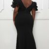 Mesh Tulle Shoulder Plus Size Maxi Dress Dresses