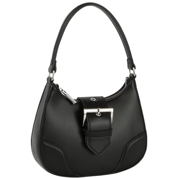 Fashion Buckle Curve Handle Shoulder Bag Handbags