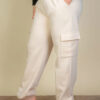 Plus Size Side Pocket Drawstring Waist Sweatpants Bottoms