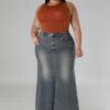 High-waisted Stretch Skirt Bottoms