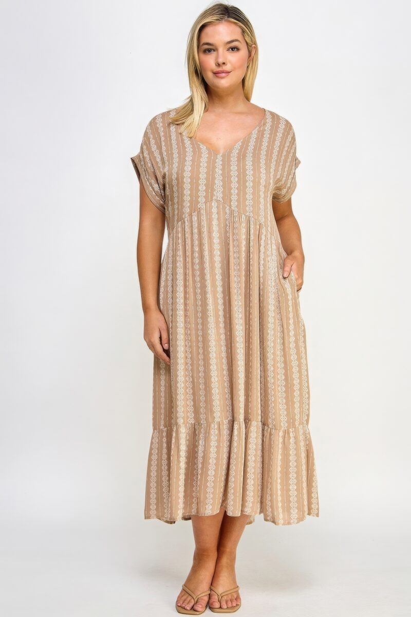 Boho Maxi Dress W/ Slip Dresses