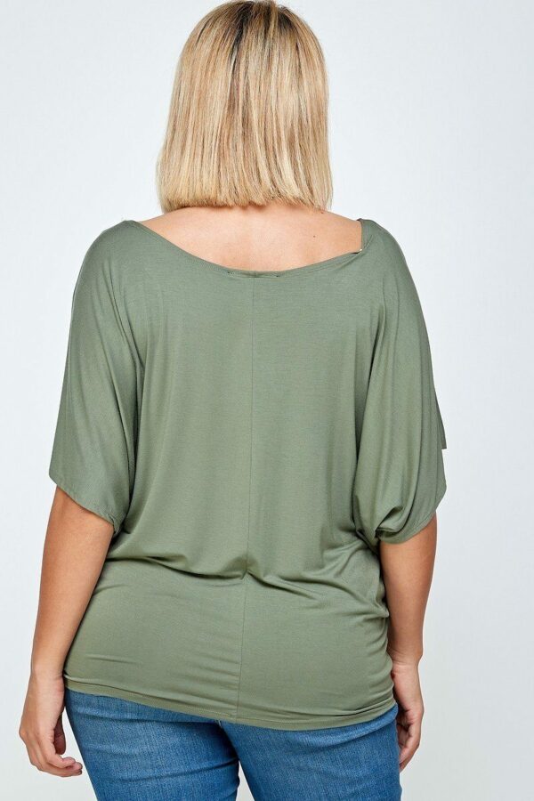 Solid Knit Top, With A Flowy Silhouette Tops