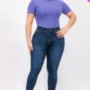 Plus Size Ribbed Short Sleeve Bodysuit Basics