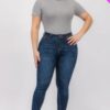 Plus Size Ribbed Short Sleeve Bodysuit Basics