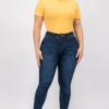 Plus Size Ribbed Short Sleeve Bodysuit Basics