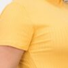 Plus Size Ribbed Short Sleeve Bodysuit Basics